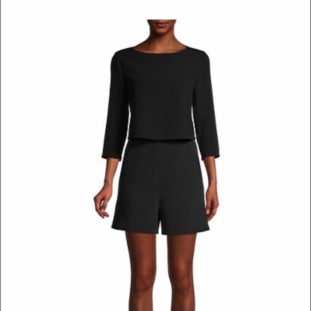 Emporio Armani Blouson Crepe Romper